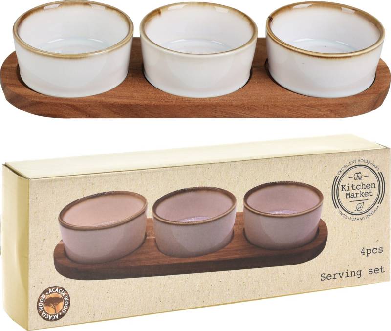 Koopman Dekoschüssel Servierschalenset 4tlg. EH von Koopman