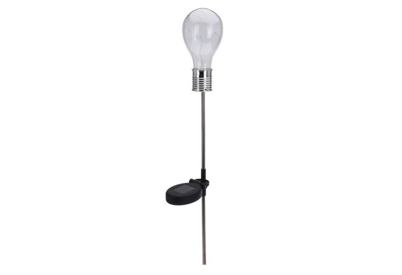 Koopman LED Solarleuchte Solarlampe LED Glühbirnenform, Ein-/Ausschalter, LED, Warmweiß, Solarleuchte LED Lampe von Koopman