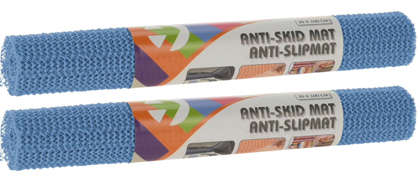 Koopman Schubladenmatte Antirutsch Matte 6 Farben Schutz Bunt 200x30 cm Schublade (2 St), 2er Set, Teppichunterleger, Anti-Rutsch Matte, Tischunterlage, Matte von Koopman