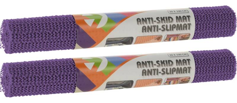 Koopman Schubladenmatte Antirutsch Matte 100 x 30 cm Schublade 2 er Set (2 St), 2er Set, Teppichunterleger, Anti-Rutsch Matte, Tischunterlage, Matte von Koopman