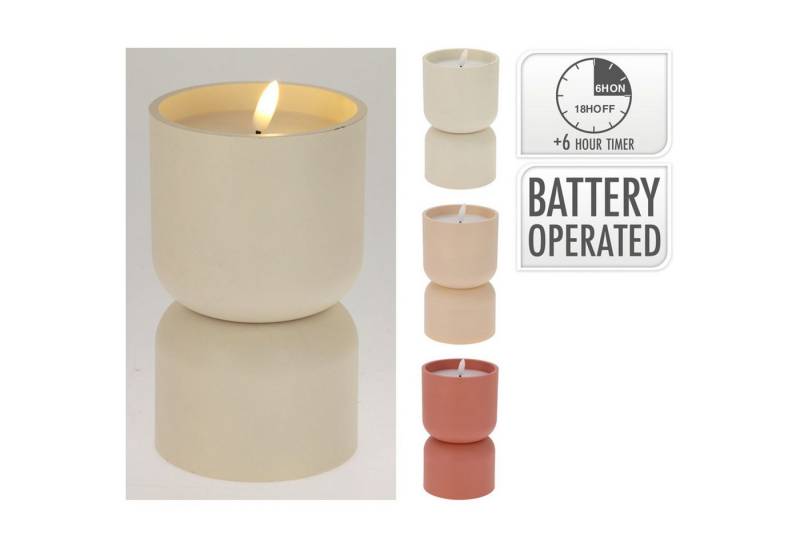 Koopman Tafelkerze 12× LED Kerze 80×130 mm mit Timerfunktion Koopman Tafelkerze 12× LED Kerze 80×130 mm mit Timerfunktion von Koopman