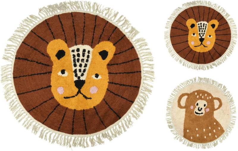 Koopman Teppich Kinderteppich Jungle 90cm KIDS von Koopman