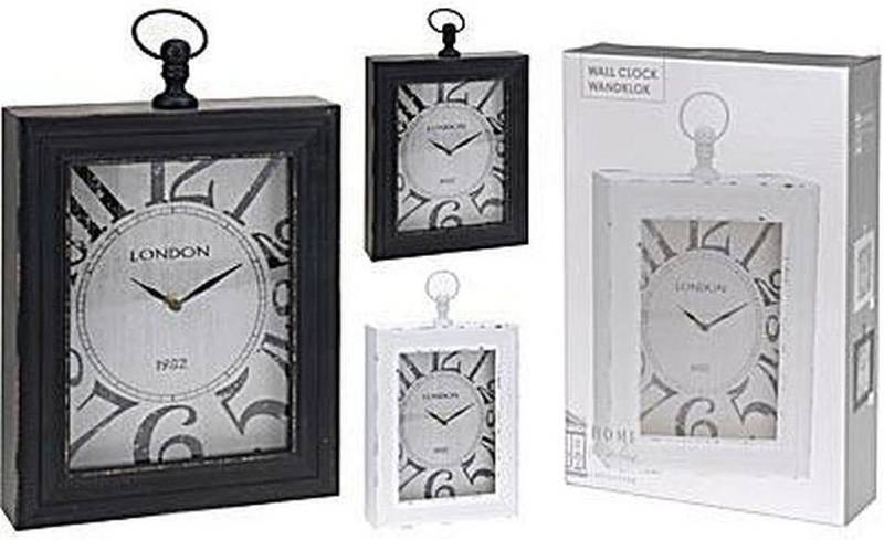 Koopman Tischuhr Wanduhr Tischuhr schwarz im Vintage antik Look Landhaus London 1982 Koopman Tischuhr Wanduhr Tischuhr schwarz im Vintage antik Look Landhaus London 1982 von Koopman