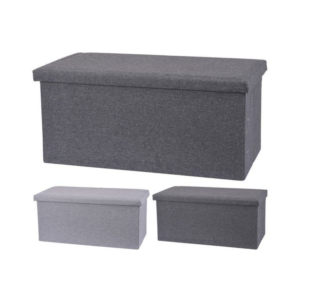Koopmann Aufbewahrungsbox Aufbewahrungshocker - grau oder anthrazit - ca. 76 x 40 x 38 cm - 1 St Koopmann Aufbewahrungsbox Aufbewahrungshocker - grau oder anthrazit - ca. 76 x 40 x 38 cm - 1 St von Koopmann
