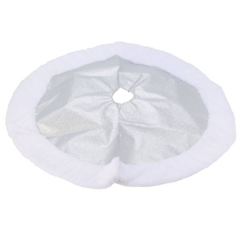 Koopmann Christbaumschmuck Weihnachtsbaum-Rock - Silber-metallic - ø ca. 90 cm von Koopmann