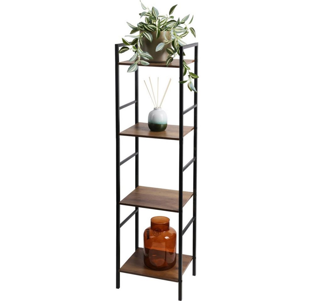 Koopmann Dekofigur Deko-Regal - schwarz/braun - ca. 29,5 x 23,5 x 106 cm von Koopmann