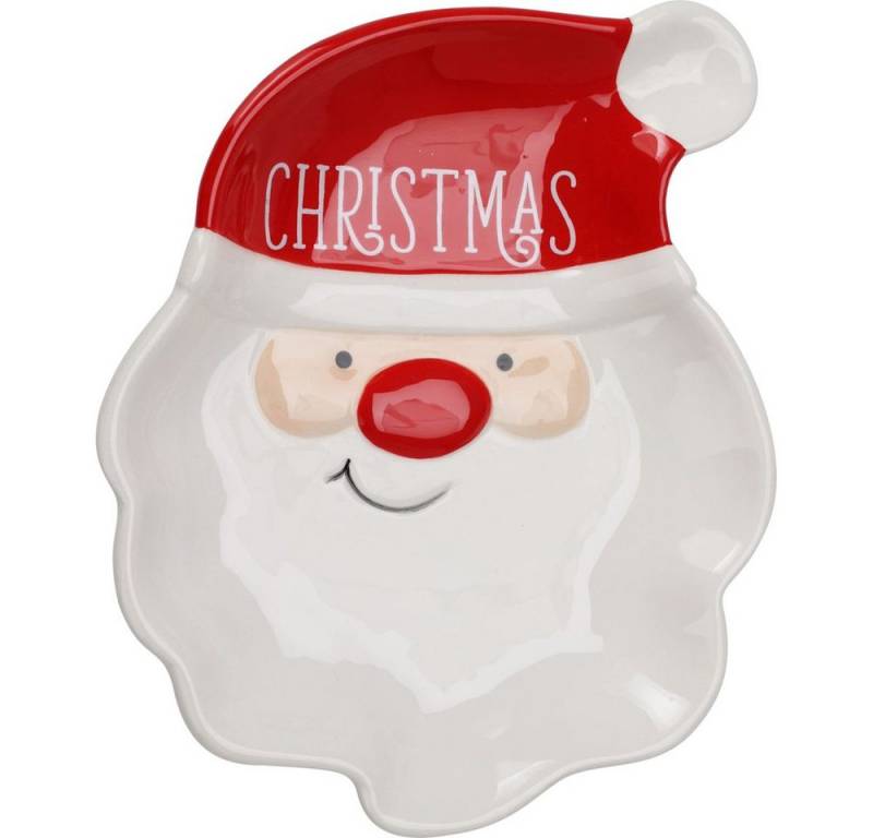 Koopmann Dekotablett Dekoteller Weihnachten - ø ca. 18,5 cm - 1 Stück von Koopmann
