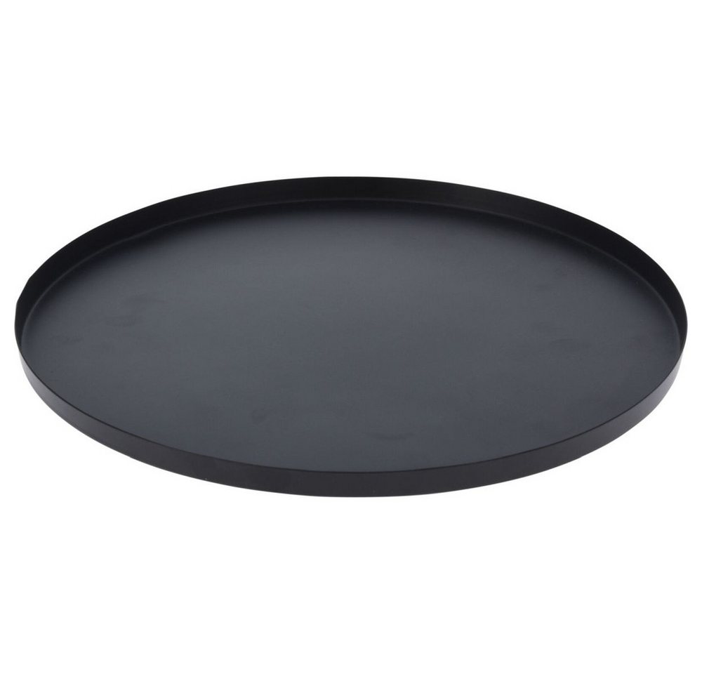 Koopmann Dekotablett Kerzenteller rund - schwarz - ø ca. 30 cm von Koopmann