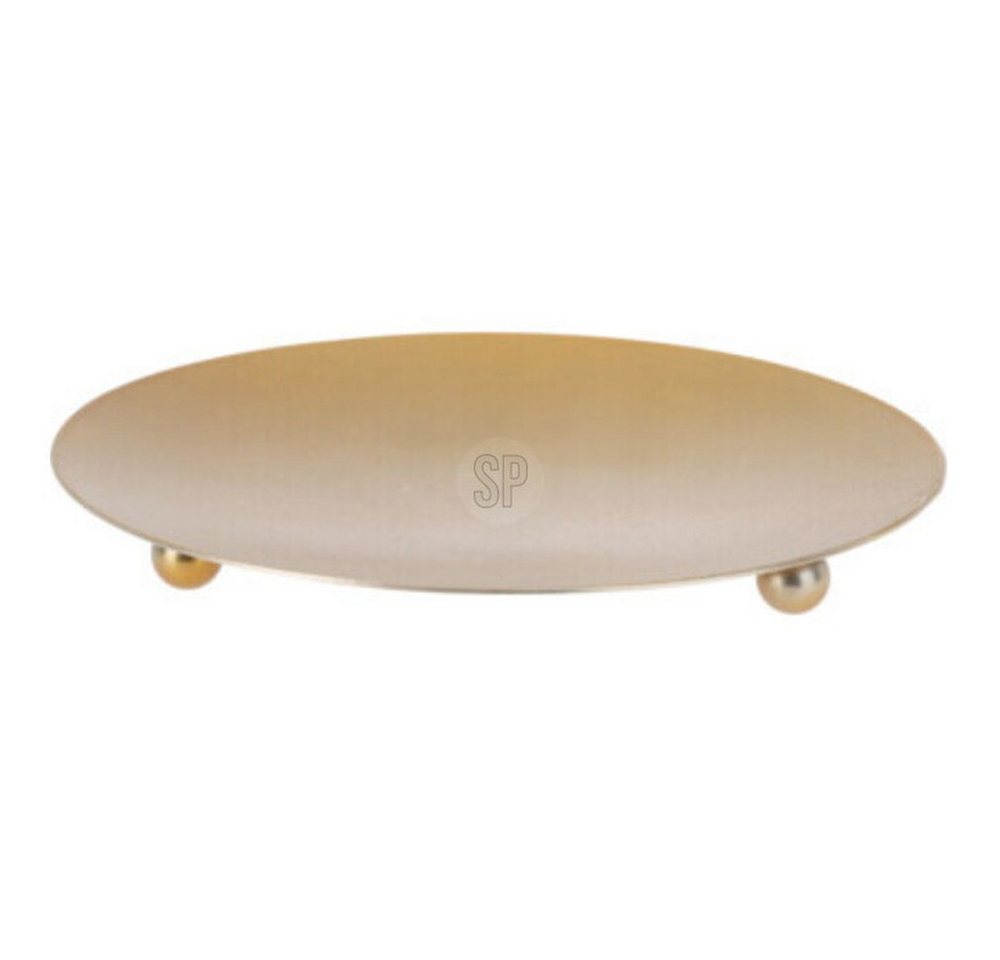 Koopmann Dekoteller Kerzenteller gold - Edelstahl - ø ca. 8,5 cm von Koopmann