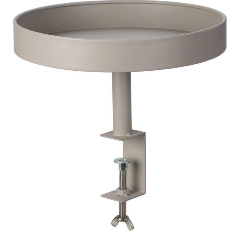 Koopmann Dekoteller Tablett zum Anklemmen - Ø 28 cm - beige von Koopmann