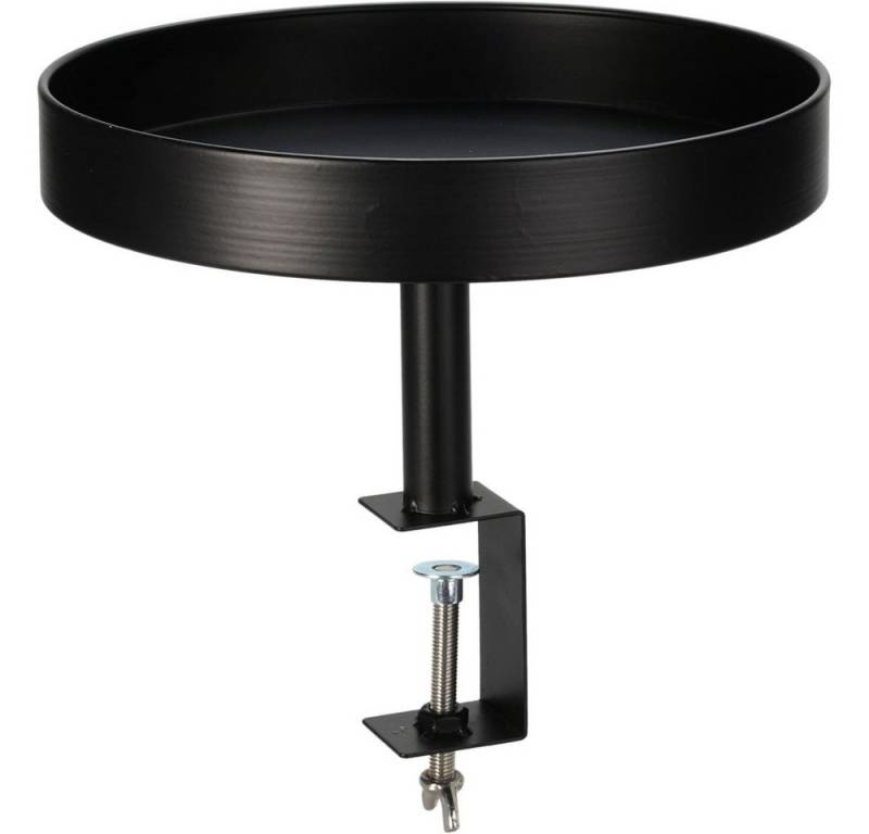 Koopmann Dekoteller Tablett zum Anklemmen - Ø 28 cm - schwarz von Koopmann