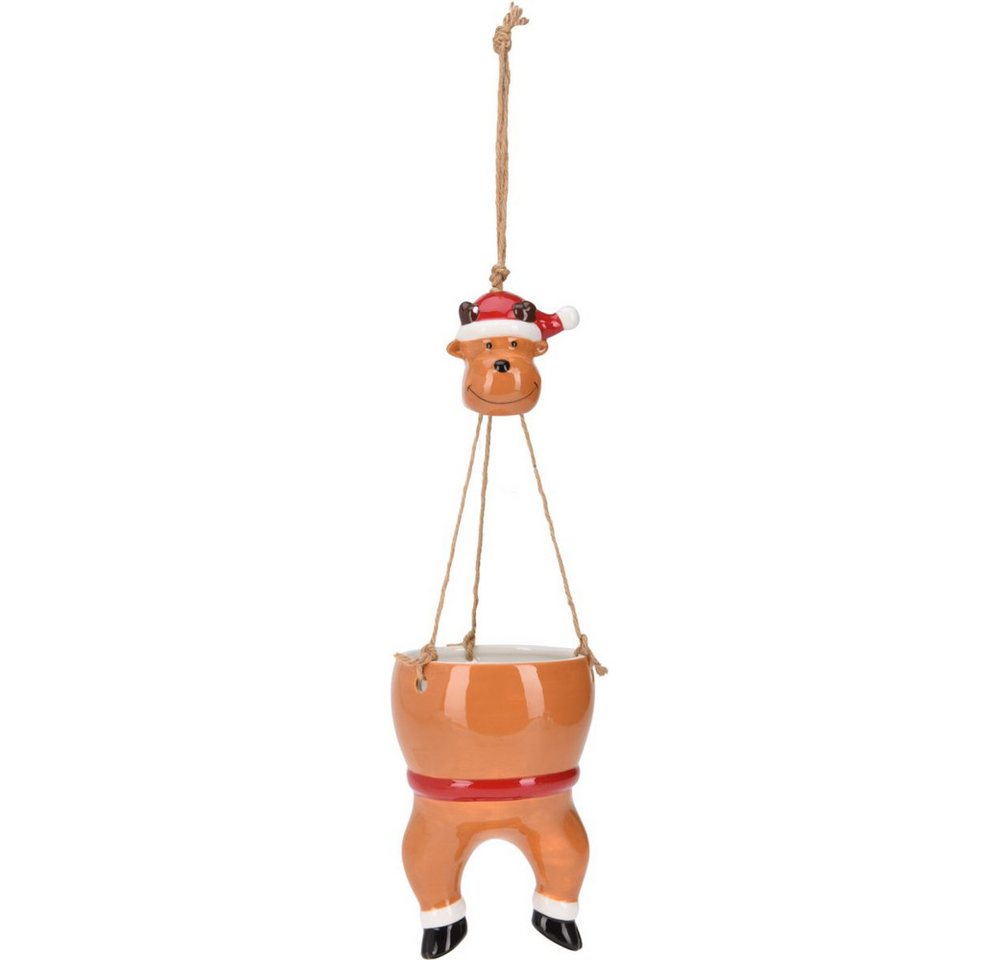 Koopmann Dekovase Hängeblumentopf - Weihnachten - Höhe ca. 57 cm - 1 Stück von Koopmann