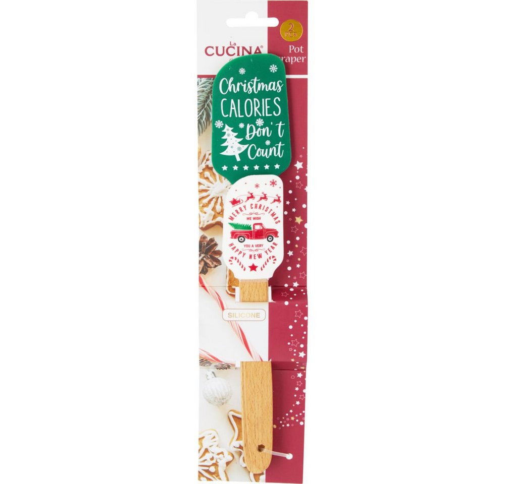 Koopmann Muffinform Teigschaber - Weihnachten - 2er Set, (2-tlg) von Koopmann