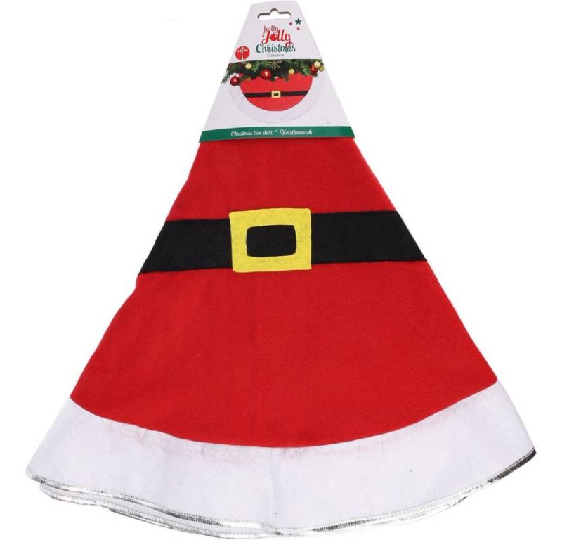 Koopmann Weihnachtsfigur Weihnachtsbaum-Rock - rot/weiß - ø ca. 120 cm von Koopmann