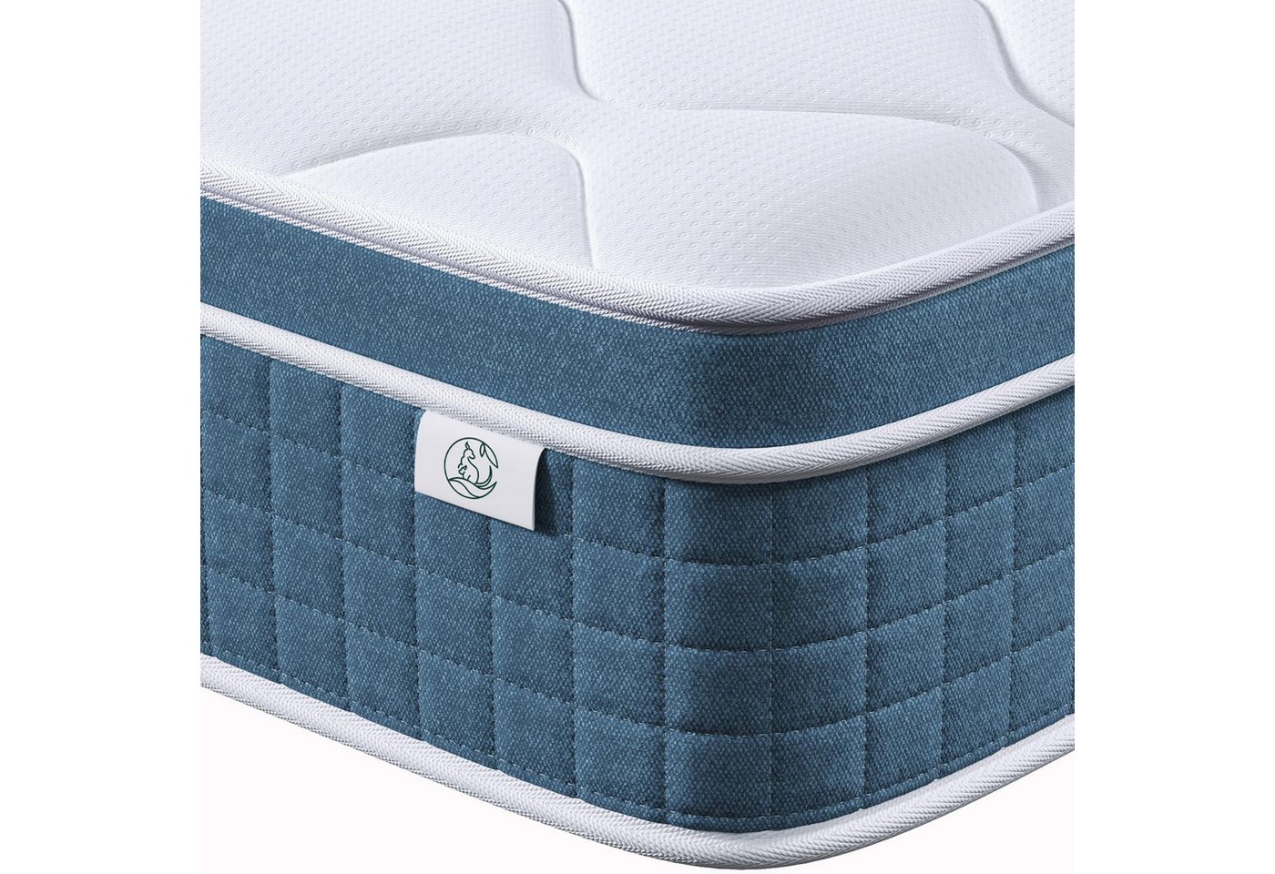 Boxspringmatratze 7 Zonen Matratze Taschenfederkernmatratze Öko-Tex Zertifiziert, Koorlian, H3 Mittelfest Orthopädische Matratze mit hochwertigem Memory-Schaum Boxspringmatratze 7 Zonen Matratze Taschenfederkernmatratze Öko-Tex Zertifiziert, Koorlian, H3 Mittelfest Orthopädische Matratze mit hochwertigem Memory-Schaum von Koorlian