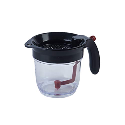 Koowaa Fettabscheider Küchenölfilter Soßenfettabscheider mit Easy Bottom Release mit integriertem Sieb zum Entfetten von Saucen und Suppen Koowaa Fettabscheider Küchenölfilter Soßenfettabscheider mit Easy Bottom Release mit integriertem Sieb zum Entfetten von Saucen und Suppen von Koowaa