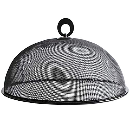 Koowaa Tabelle Metall runde Form Food Cover Cover Fliegenschutz Lebensmittel staubdichte Abdeckung Home Tools Anti-Moskito Dish Cover Mesh Screen Food Cover von Koowaa