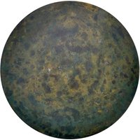 Kopar Runde Aged Messing Tabletop D98 von KoparStudio