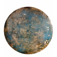 Kopar Runde Gealterte Kupfer Tischplatte D90 von KoparStudio