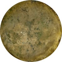 Kopar Runde Aged Messing Tabletop D99 von KoparStudio