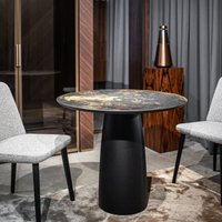 Kopar Runder Messing Esstisch D85 von KoparStudio