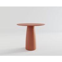 Kopar Runder Terrakotta Farbe Esstisch D850 von KoparStudio