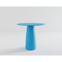 Runder Esstisch Blau Japandi Modern Interior | D850 von KoparStudio
