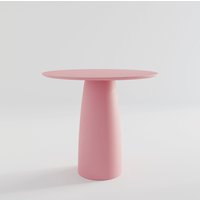 Tisch Kopar Round Antique Pink D850/Japandi Stil Minimalistisch Viele Ral Farben Tischplatte in Verschiedenen Größen von KoparStudio