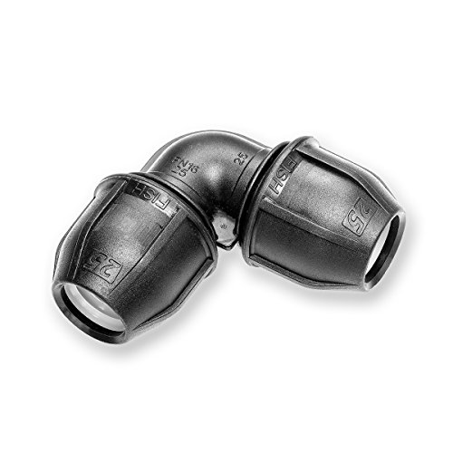 PE Winkel 25mm x 25mm Druck 16bar Fitting zur Verbindung von PE-Rohren 25-A PE Winkel 25mm x 25mm Druck 16bar Fitting zur Verbindung von PE-Rohren 25-A von Kopeme