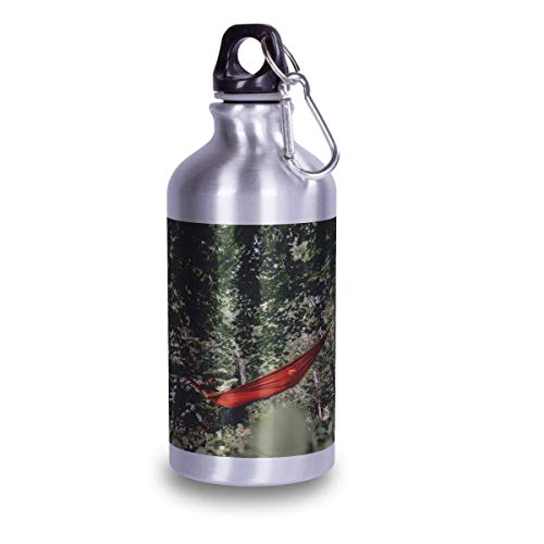 Kopierladen Karnath GmbH Trinkflasche aus Aluminium mit eigenem Foto oder Text selbst gestalten - Silberne Trinkflasche mit Text oder Motiv bedrucken lassen von Kopierladen Karnath GmbH