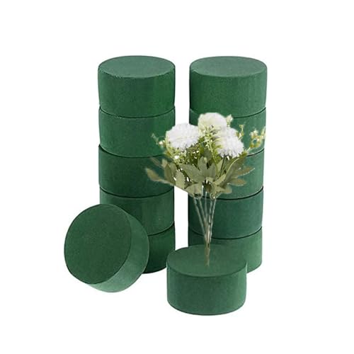Kopinm 10 Stück Steckschaum für Blumen, Blumensteckschaum - Nasssteckschaum Set, DIY Craft Blumenarrangement, Steckmoos, Steckmasse zum Basteln, Steckschwamm von Kopinma