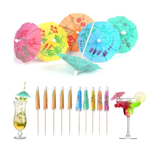 Kopinma 144 Stück Cocktail Schirmchen Cocktail, Cocktail Papierschirmchen, Wiederverwendbar Papier Cocktail Regenschirme Cocktail Zubehör für Sommerfest Hochzeitsfeier, Bars, Hawaii Partys Kopinma 144 Stück Cocktail Schirmchen Cocktail, Cocktail Papierschirmchen, Wiederverwendbar Papier Cocktail Regenschirme Cocktail Zubehör für Sommerfest Hochzeitsfeier, Bars, Hawaii Partys von Kopinma