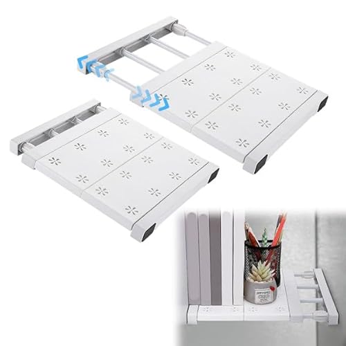Kopinma Teleskopregal, Verstellbare Regale für Schrank, Erweiterbares Einlegeböden Schrankregal, Klemmregal ohne Bohren, Adjust-A-Shelf Spindregal für Kleiderschrank, Schrank, Küche, Badezimmer Kopinma Teleskopregal, Verstellbare Regale für Schrank, Erweiterbares Einlegeböden Schrankregal, Klemmregal ohne Bohren, Adjust-A-Shelf Spindregal für Kleiderschrank, Schrank, Küche, Badezimmer von Kopinma