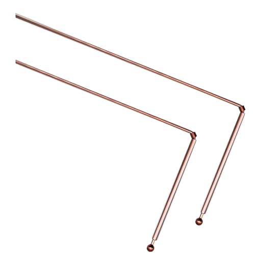 Wünschelruten aus 99,9 % reinem Kupfer, Tauchruten für Geisterjagdwerkzeuge, Tauchwasser, Schätze, vergrabene Gegenstände, 2 Stück von Kopinma