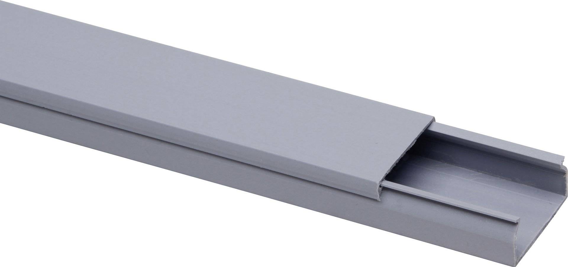 Kabelkanal 2 m, 30 x 15 mm, silber Kabelkanal 2 m, 30 x 15 mm, silber von Weitere