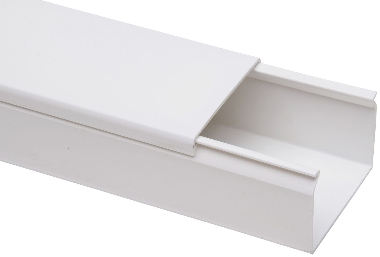 Kabelkanal 2 m, 60 x 40 mm, weiß Kabelkanal 2 m, 60 x 40 mm, weiß von Weitere