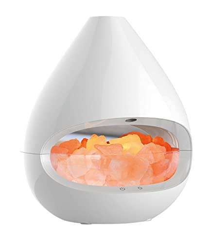 Aroma-Diffuser mit Salzkristall-Leuchte | im edlen Design | Duft- und Salzkristall-Funktion | Luftbefeuchter und Ionisator | 2 x Halogenlampen | Messbecher | Netzteil | für ätherische Öle Aroma-Diffuser mit Salzkristall-Leuchte | im edlen Design | Duft- und Salzkristall-Funktion | Luftbefeuchter und Ionisator | 2 x Halogenlampen | Messbecher | Netzteil | für ätherische Öle von Kopp Verlag