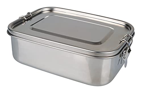Kopp Verlag Edelstahl Lunch-Box, Ersatzdichtung und ein Aufbewahrungssäckchen, Auslaufsicher, umweltfreundlich von Kopp Verlag
