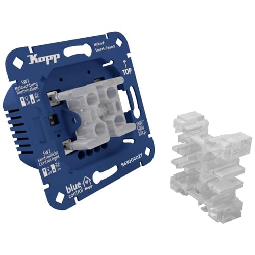 Blue-control Hybrid-Smart-Switch: Serienschalter 2-Kanal, 4-Draht Blue-control Hybrid-Smart-Switch: Serienschalter 2-Kanal, 4-Draht von Kopp