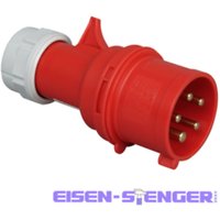 Kopp - CEE-Stecker mit kurzer Einführungstülle, 5-polig - 174601005 von Kopp