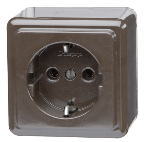 Kopp 101806004 Schutzkontakt-Steckdose 1-Fach, Aufputz 16 A, 250 V, arktis Kopp 101806004 Schutzkontakt-Steckdose 1-Fach, Aufputz 16 A, 250 V, arktis von Kopp