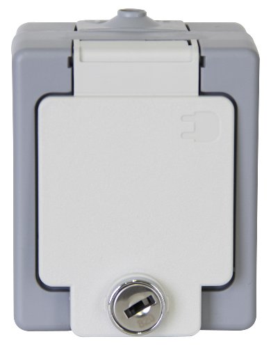 Kopp 105648002 Schutzkontakt-Steckdose 1-Fach mit Sicherheitsschloss, Aufputz-Feuchtraum Standard Kopp 105648002 Schutzkontakt-Steckdose 1-Fach mit Sicherheitsschloss, Aufputz-Feuchtraum Standard von Kopp