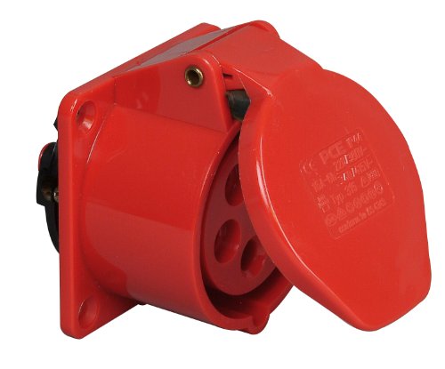 Kopp 113300002 CEE Anbausteckdose, 5-polig, 16 A, 400 V, rot Kopp 113300002 CEE Anbausteckdose, 5-polig, 16 A, 400 V, rot von Kopp