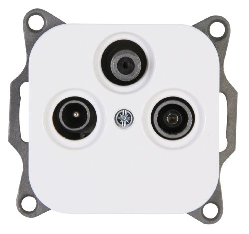 Kopp 118202006 Donau Antennensteckdose TV/RF/SAT, 3-fach Kopp 118202006 Donau Antennensteckdose TV/RF/SAT, 3-fach von Kopp