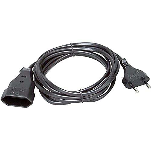 Kopp 146205091 Euro-Verlängerung 3 m, schwarz von Kopp