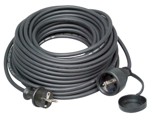 Kopp 147325044 Schutzkontaktverlängerung Gummi, 25 m, schwarz Kopp 147325044 Schutzkontaktverlängerung Gummi, 25 m, schwarz von Kopp