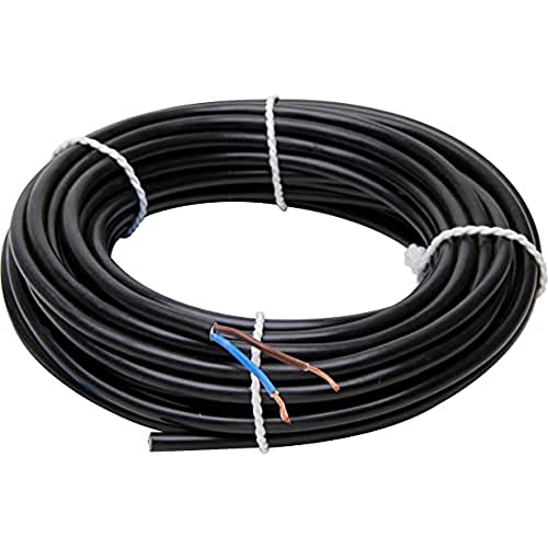 Kopp 152210845 Schlauchleitung H03 VV-F, 2 x 0.75 mm², 10 m, schwarz von Kopp