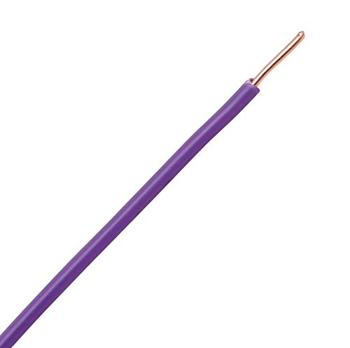 Kopp 155399846 Aderleitung 1-adrig, Litze, H07V-U 1 x 1, 50 mm², 100 m, Bund, Violett von Kopp