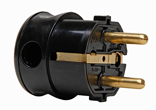 Kopp Schutzkontakt-Winkelstecker, 1 Stück, schwarz, 178505000 Kopp Schutzkontakt-Winkelstecker, 1 Stück, schwarz, 178505000 von Kopp