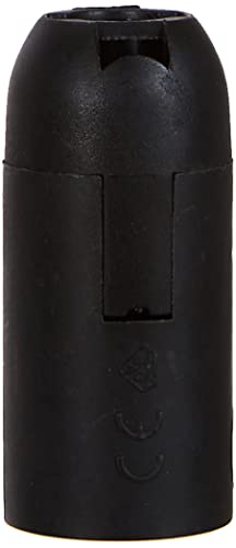 Kopp 211715083 Isolierstoff-Fassung schwarz, E14, 2 Stück im Beutel von Kopp